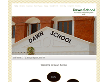 Tablet Screenshot of dawnschool.in